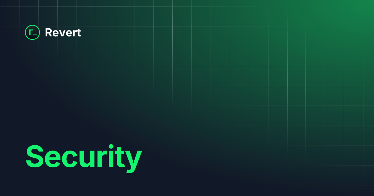 Security | Revert